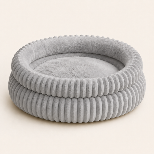 Kwispelwinkel | Zacht Pluche Kattenbed met Antislip Onderkant
