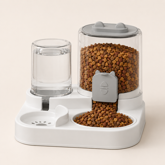 Kwispelwinkel | Automatische Voer- en Waterdispenser 2L voor Honden