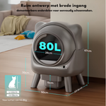 Kwispel-winkel | Slimme Automatische Kattenbak met WiFi, App en Zelfreiniging