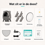 Kwispel-winkel | Slimme Automatische Kattenbak met WiFi, App en Zelfreiniging