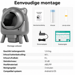 Kwispel-winkel | Slimme Automatische Kattenbak met WiFi, App en Zelfreiniging