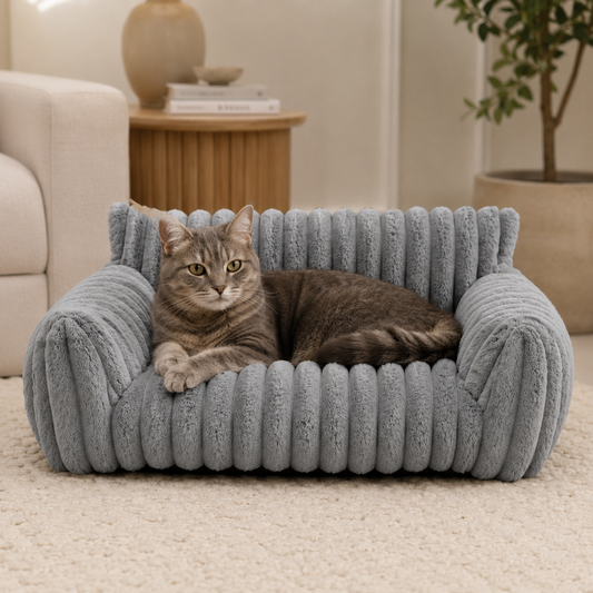 Kwispelwinkel | Warm Kattenbed met Zacht Kussen voor Katten