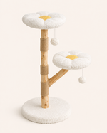 Kwispel-winkel | Moderne Kattenboom met Rotan Mand, Kattenhuis en Massief Houten Krabpalen