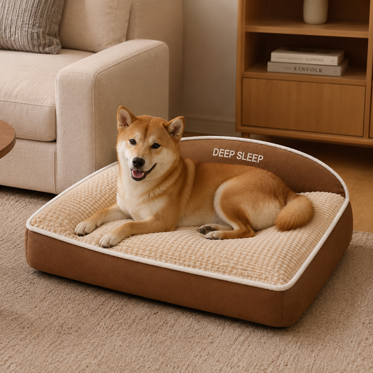 Kwispelwinkel | Warm Antislip Hondenbed met Zacht Kussen