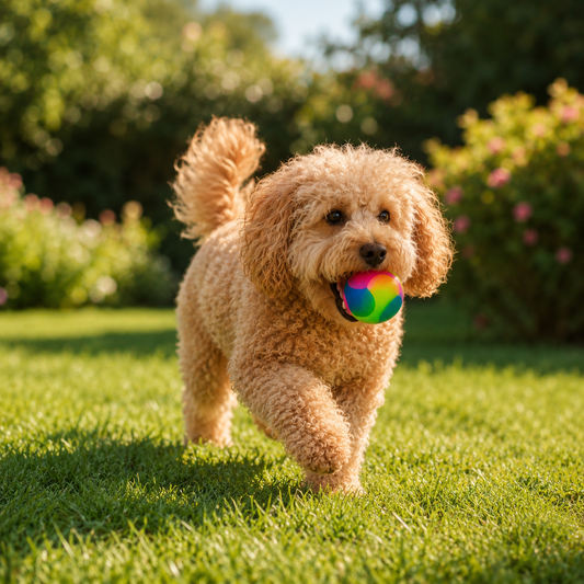 Kwispel-winkel | Flitsende Stuiterbal voor Honden – Interactieve Lichtbal