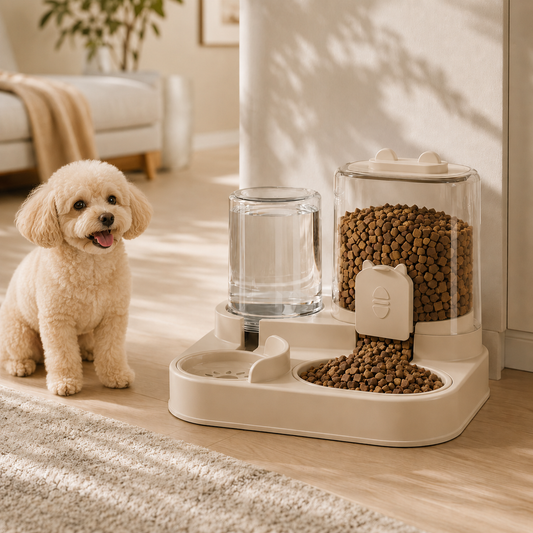 Kwispelwinkel | Automatische Voer- en Waterdispenser 2L voor Honden