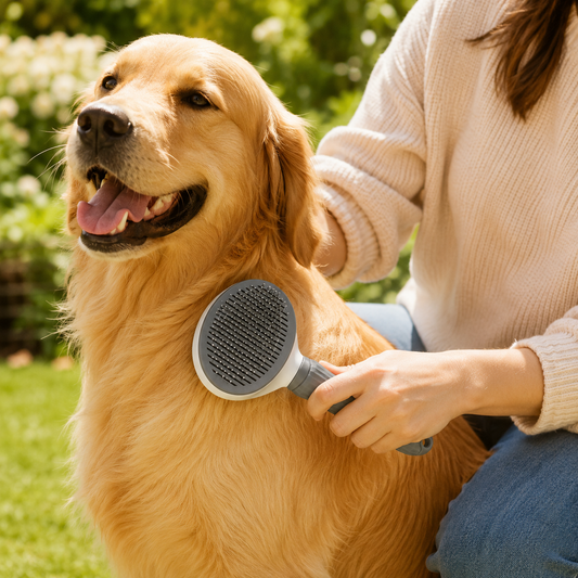 Kwispelwinkel | Zelfreinigende Slicker Borstel voor Honden