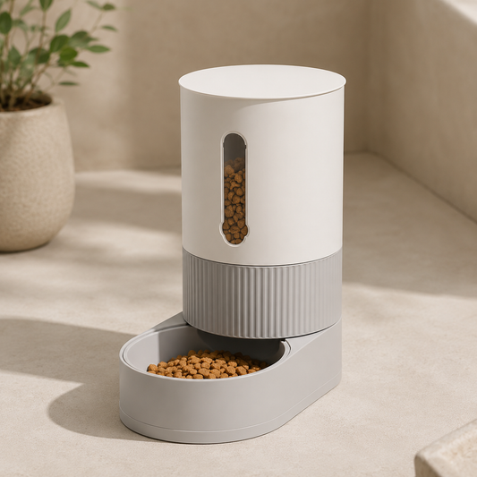 Kwispel-winkel | Transparante Automatische Voer- en Waterdispenser voor Katten