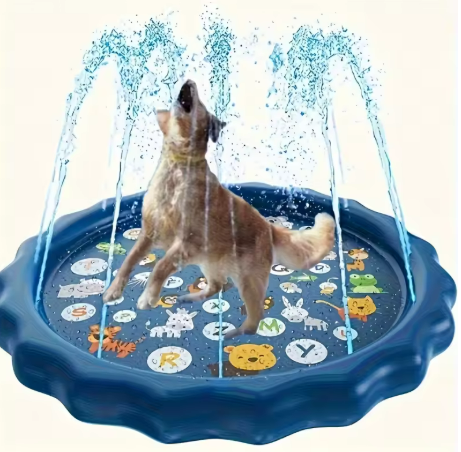 Kwispelwinkel | Hondensproeimat voor Buiten – Antislip Waterspeelmat met Koelfunctie