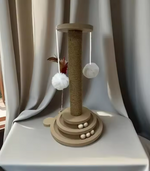 Kwispelwinkel | Interactieve Krabplank met Draaitafel en Speelballen voor Katten