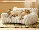 Kwispelwinkel | Warm Kattenbed met Zacht Kussen voor Katten