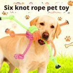 Kwispelwinkel | Kleurrijke Touwbal voor Honden