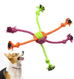 Kwispelwinkel | Kleurrijke Touwbal voor Honden