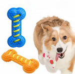 Kwispel-winkel | Rubberen Kauwbot met Piep voor Honden