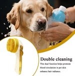 Kwispel-winkel | Siliconen Badborstel met Shampoodispenser voor Honden