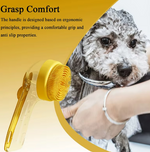 Kwispel-winkel | Siliconen Badborstel met Shampoodispenser voor Honden