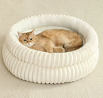 Kwispelwinkel | Zacht Pluche Kattenbed met Antislip Onderkant