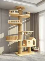 Kwispelwinkel | Moderne Houten Kattenboom in Nordic Design