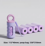 Kwispel-winkel | Draagbare Hondenpoepzakhouder met Riemclip