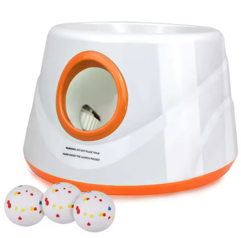 Kwispelwinkel | Automatische Ballenwerper voor Honden – Met 3 Speelballen en 3 Werpafstanden