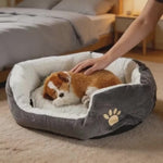 Kwispelwinkel | Zacht Lamswol Huisdierenbed voor Kleine Honden